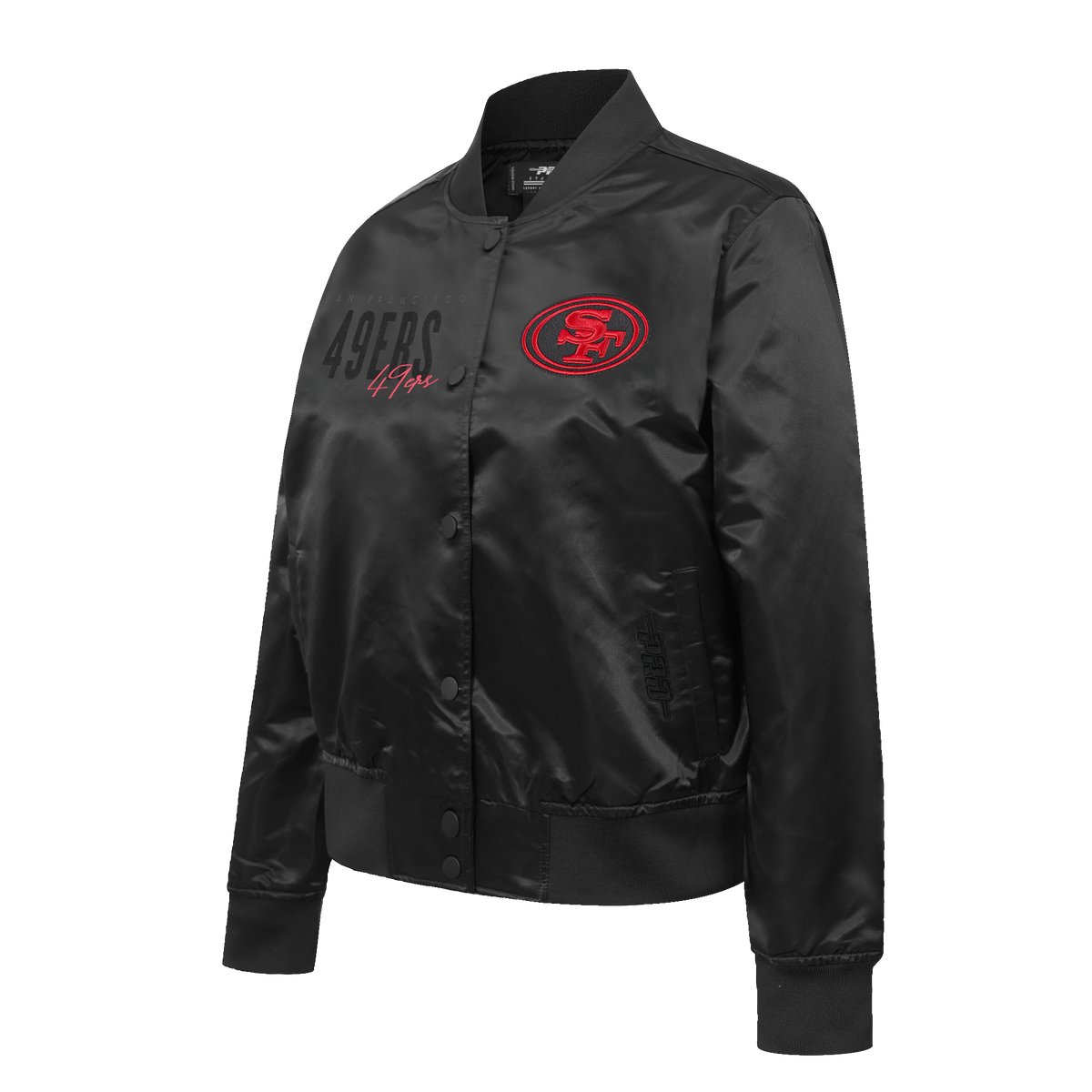 NFL SAN FRANCISCO 49ERS ECLIPSE WOMEN'S COAT (BLACK)