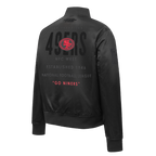 NFL SAN FRANCISCO 49ERS ECLIPSE WOMEN'S COAT (BLACK)