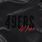 NFL SAN FRANCISCO 49ERS ECLIPSE WOMEN'S COAT (BLACK)