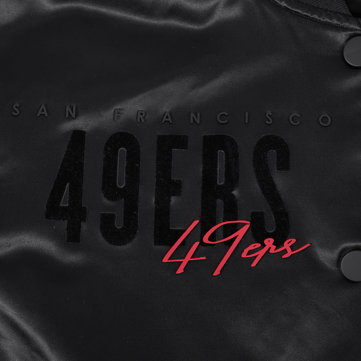 NFL SAN FRANCISCO 49ERS ECLIPSE WOMEN'S COAT (BLACK)