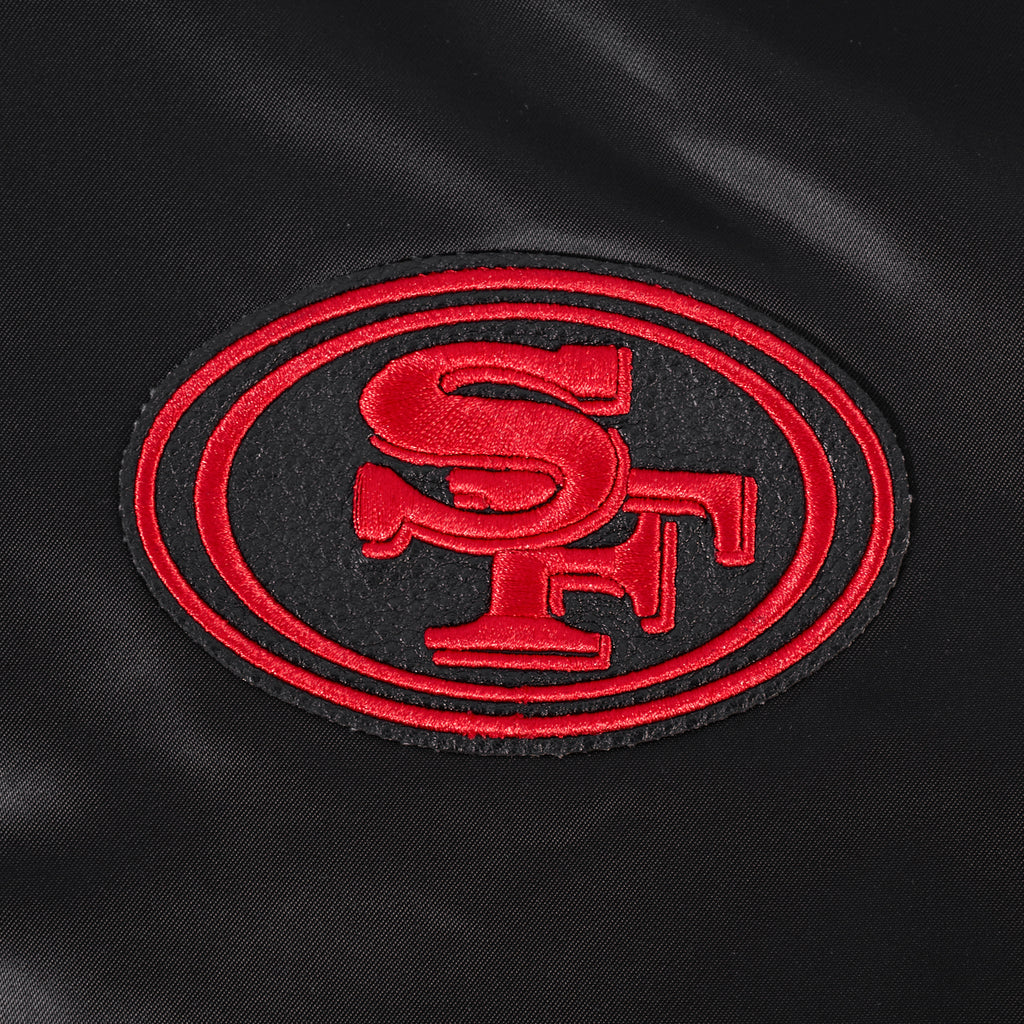 NFL SAN FRANCISCO 49ERS ECLIPSE WOMEN'S COAT (BLACK)