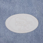 NFL SAN FRANCISCO 49ERS VARSITY BLUES WOMEN'S DENIM VARSITY JACKET (DENIM/LINEN)