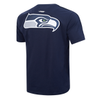 NFL SEATTLE SEAHAWKS CLASSIC MESH MEN'S SJ STRIPED TEE (MIDNIGHT NAVY)