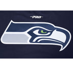 NFL SEATTLE SEAHAWKS CLASSIC MESH MEN'S SJ STRIPED TEE (MIDNIGHT NAVY)