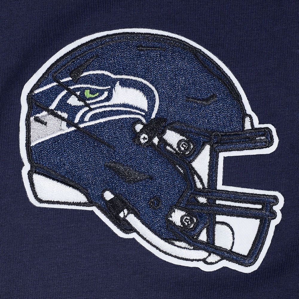 NFL SEATTLE SEAHAWKS CLASSIC MESH MEN'S SJ STRIPED TEE (MIDNIGHT NAVY)