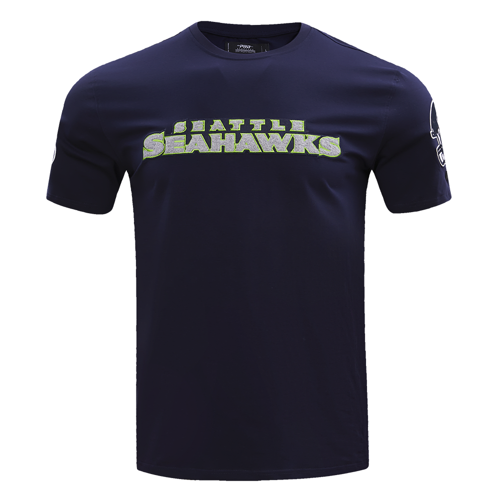 NFL SEATTLE SEAHAWKS CLASSIC CHENILLE MEN'S   TEE (MIDNIGHT NAVY)
