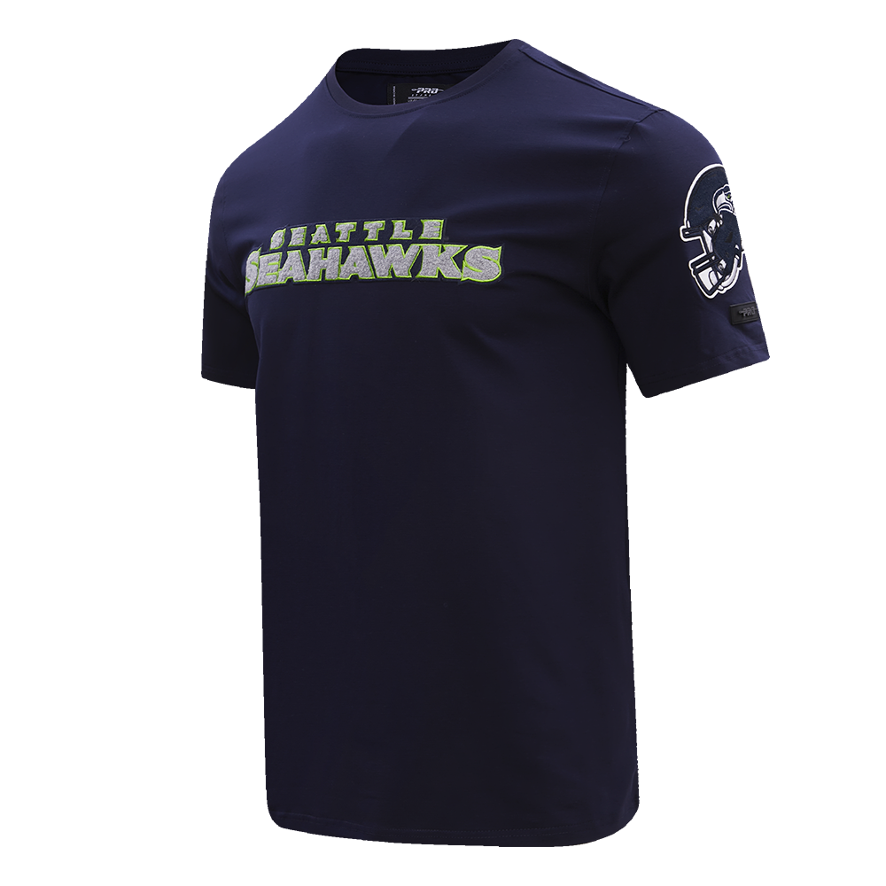 NFL SEATTLE SEAHAWKS CLASSIC CHENILLE MEN'S   TEE (MIDNIGHT NAVY)