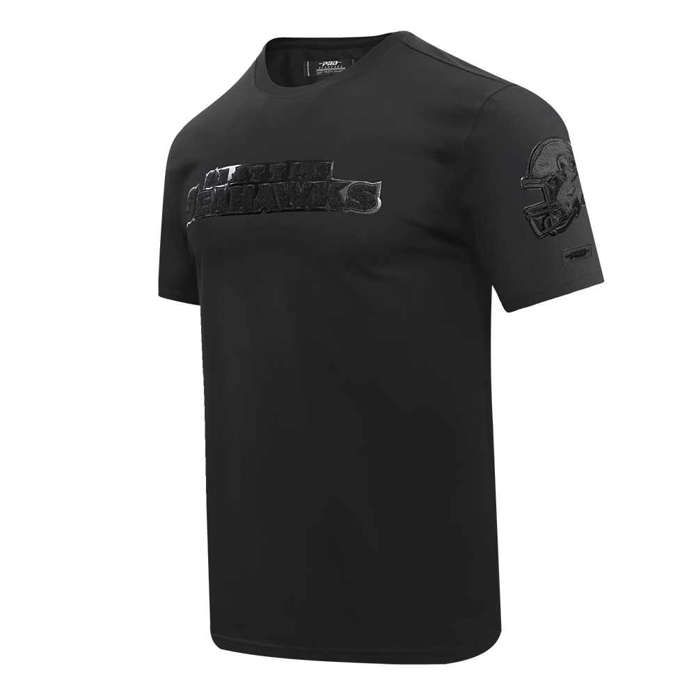 NFL SEATTLE SEAHAWKS TRIPLE BLACK MEN'S   TEE (TRIPLE BLACK)