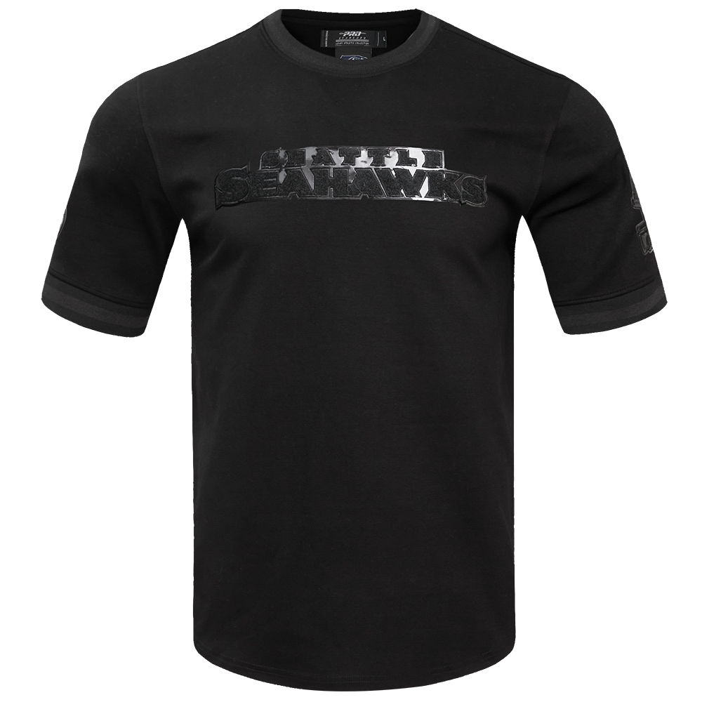 NFL SEATTLE SEAHAWKS TRIPLE BLACK TEE (TRIPLE BLACK)