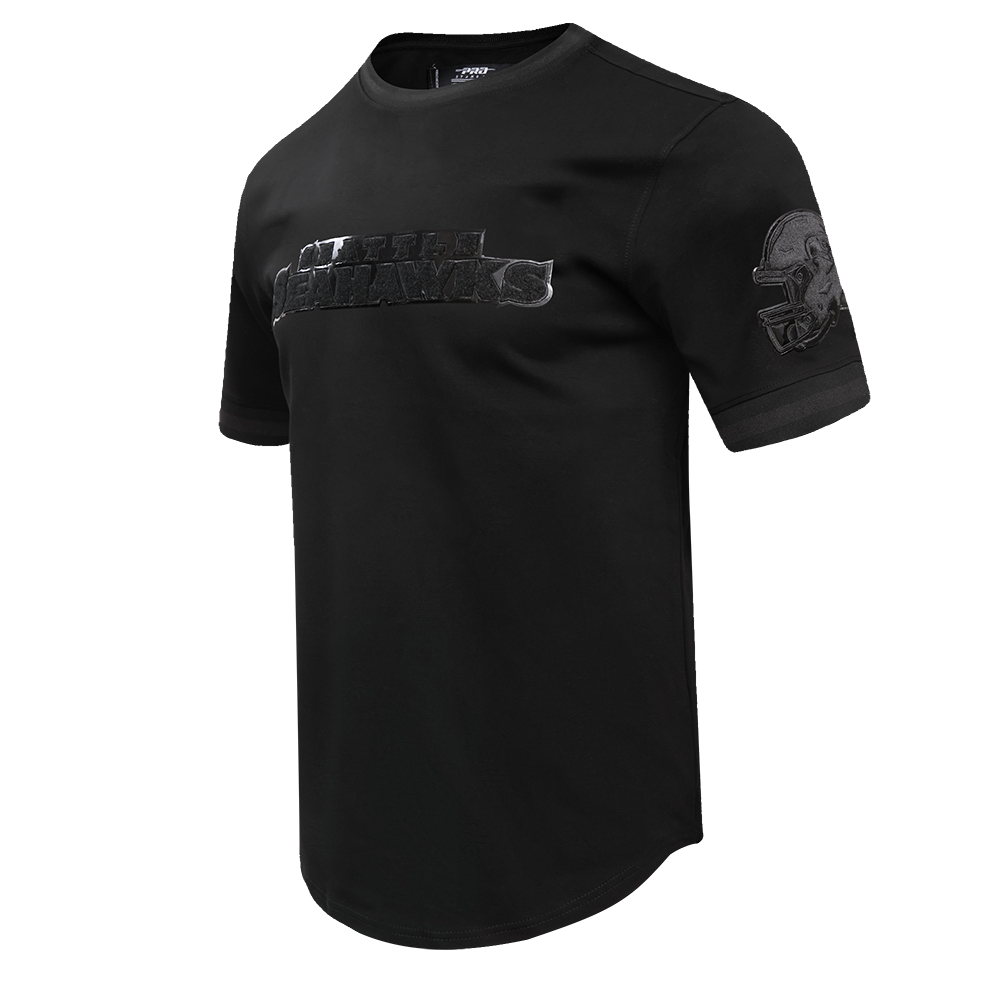 NFL SEATTLE SEAHAWKS TRIPLE BLACK TEE (TRIPLE BLACK)