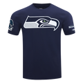 NFL SEATTLE SEAHAWKS T-SHIRT MASHUP POUR HOMME (MARINE MINUIT)