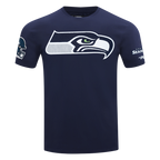 NFL SEATTLE SEAHAWKS T-SHIRT MASHUP POUR HOMME (MARINE MINUIT)