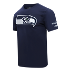 NFL SEATTLE SEAHAWKS T-SHIRT MASHUP POUR HOMME (MARINE MINUIT)