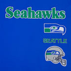NFL SEATTLE SEAHAWKS RETRO CLASSICS MEN'S SHIRT (ROYAL BLUE)