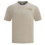 NFL SEATTLE SEAHAWKS NEUTRAL MEN'S DROP SHOULDER TEE (TAUPE)