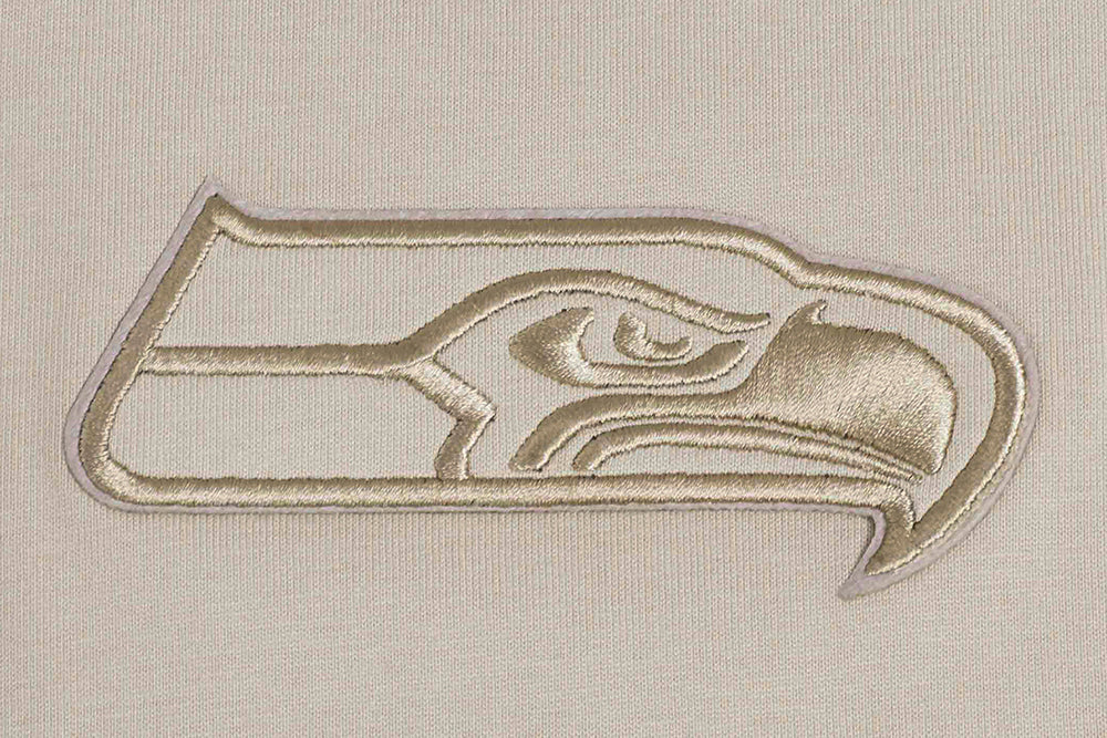 NFL SEATTLE SEAHAWKS NEUTRAL MEN'S DROP SHOULDER TEE (TAUPE)