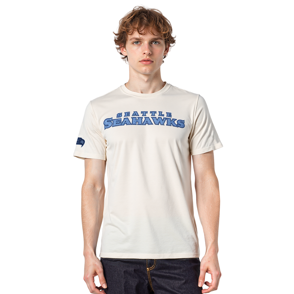 NFL SEATTLE SEAHAWKS VARSITY BLUES MEN'S SJ TEE (LINEN)