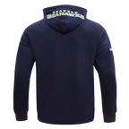 NFL SEATTLE SEAHAWKS CLASSIC CHENILLE ZIP HOODIE (MIDNIGHT NAVY)