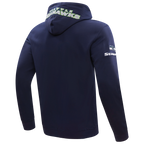 NFL SEATTLE SEAHAWKS CLASSIC CHENILLE ZIP HOODIE (MIDNIGHT NAVY)