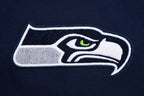 NFL SEATTLE SEAHAWKS CLASSIC CHENILLE ZIP HOODIE (MIDNIGHT NAVY)