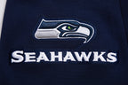 NFL SEATTLE SEAHAWKS CLASSIC CHENILLE ZIP HOODIE (MIDNIGHT NAVY)