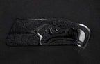 NFL SEATTLE SEAHAWKS TRIPLE BLACK MEN'S DK FZ HOODIE (TRIPLE BLACK)