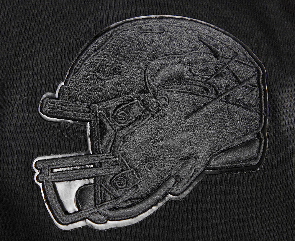 NFL SEATTLE SEAHAWKS TRIPLE BLACK MEN'S DK FZ HOODIE (TRIPLE BLACK)