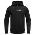 NFL SEATTLE SEAHAWKS TRIPLE BLACK MEN'S DOUBLE KNIT PULLOVER HOODIE (TRIPLE BLACK MEN'S)