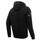 NFL SEATTLE SEAHAWKS TRIPLE BLACK MEN'S DOUBLE KNIT PULLOVER HOODIE (TRIPLE BLACK MEN'S)
