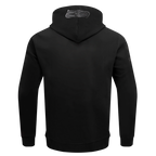 NFL SEATTLE SEAHAWKS TRIPLE BLACK MEN'S DOUBLE KNIT PULLOVER HOODIE (TRIPLE BLACK MEN'S)