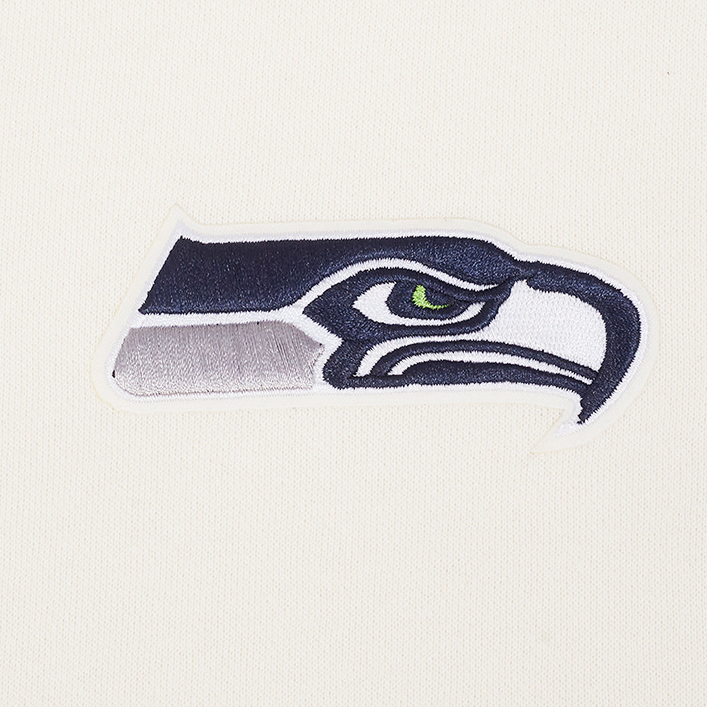 NFL SEATTLE SEAHAWKS CLASSIC ICON MEN'S SWEATSHIRT (EGGSHELL)