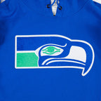 NFL SEATTLE SEAHAWKS RETRO CLASSIC MEN'S PULLOVER HOODIE (ROYAL BLUE)