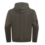 NFL SEATTLE SEAHAWKS NEUTRAL CHANDAIL À CAPUCHON À ÉPAULES TOMBANTES POUR HOMME (TAUPE FONCÉ)