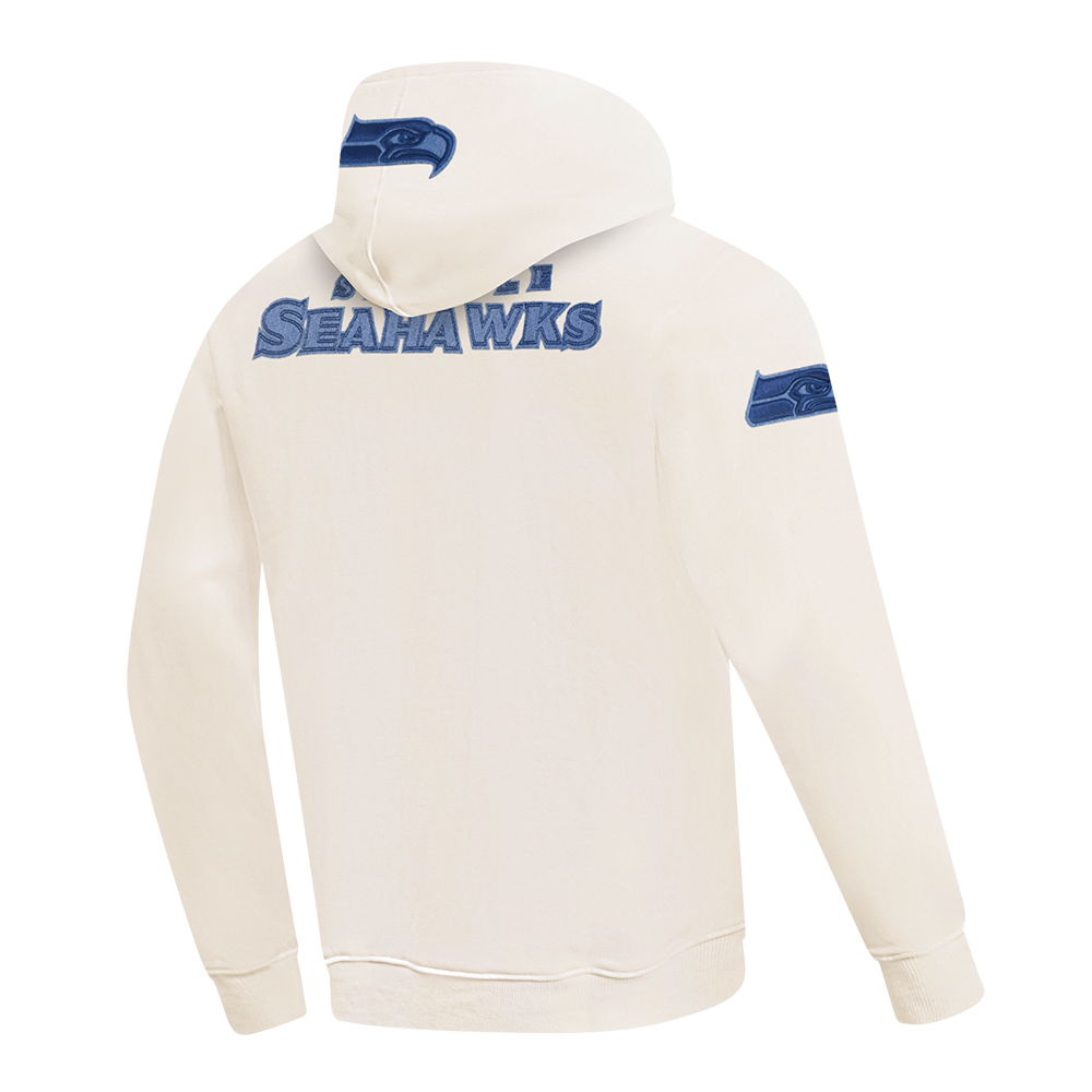 NFL SEATTLE SEAHAWKS VARSITY BLUES MEN'S FLC PO HOODIE (LINEN)