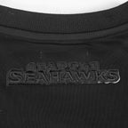 NFL SEATTLE SEAHAWKS TRIPLE BLACK WOMEN'S FLC CREWNECK (TRIPLE BLACK WOMEN'S)
