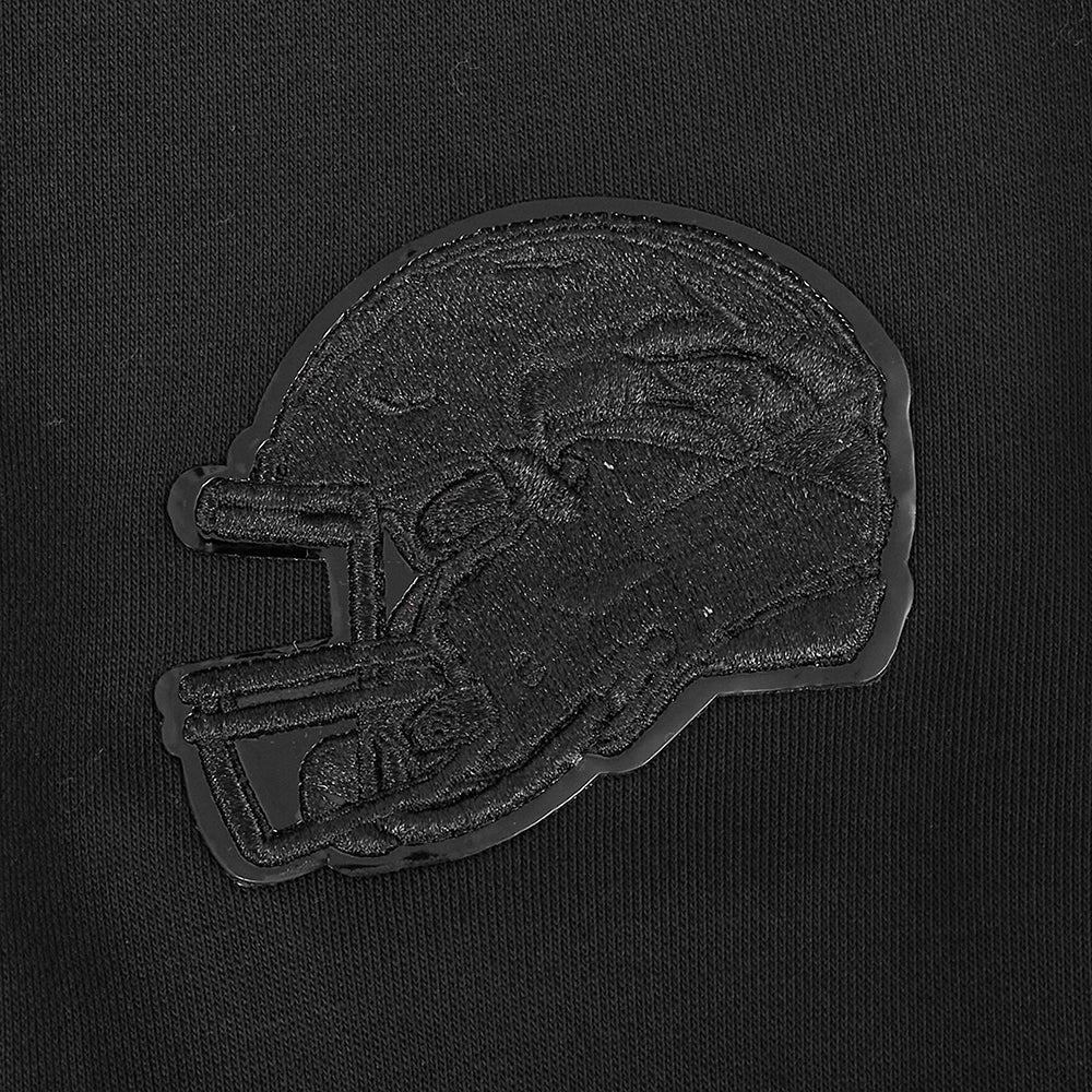 NFL SEATTLE SEAHAWKS TRIPLE BLACK WOMEN'S FLC CREWNECK (TRIPLE BLACK WOMEN'S)