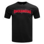 NFL TAMPA BAY BUCCANEERS CLASSIC CHENILLE T-SHIRT POUR HOMME (NOIR)