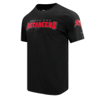 NFL TAMPA BAY BUCCANEERS CLASSIC CHENILLE T-SHIRT POUR HOMME (NOIR)