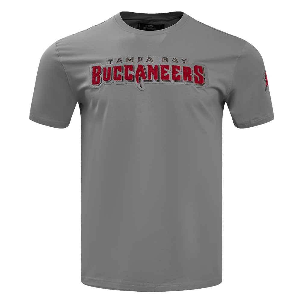 NFL TAMPA BAY BUCCANEERS CLASSIC CHENILLE MEN'S   TEE (GRAY)