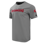 NFL TAMPA BAY BUCCANEERS CLASSIC CHENILLE MEN'S   TEE (GRAY)