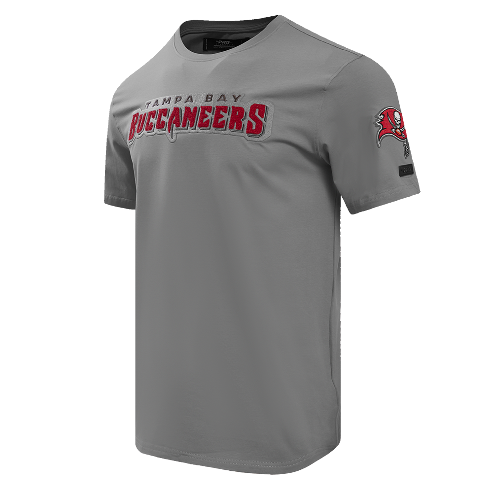 NFL TAMPA BAY BUCCANEERS CLASSIC CHENILLE MEN'S   TEE (GRAY)