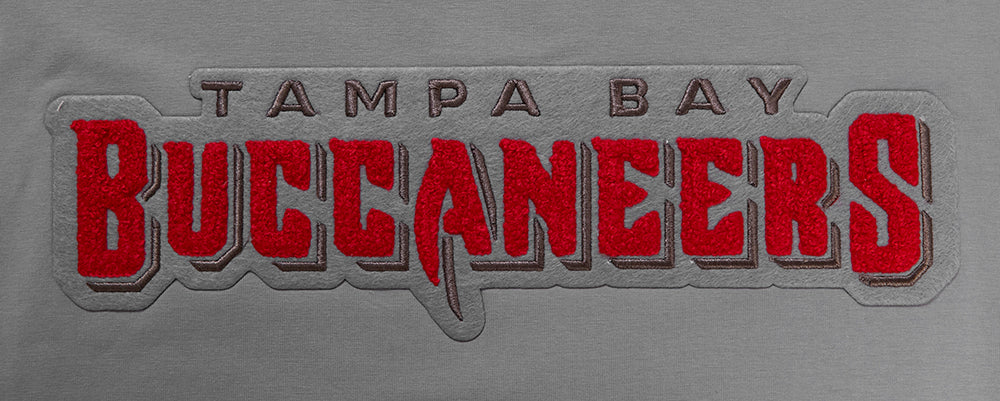 NFL TAMPA BAY BUCCANEERS CLASSIC CHENILLE MEN'S   TEE (GRAY)