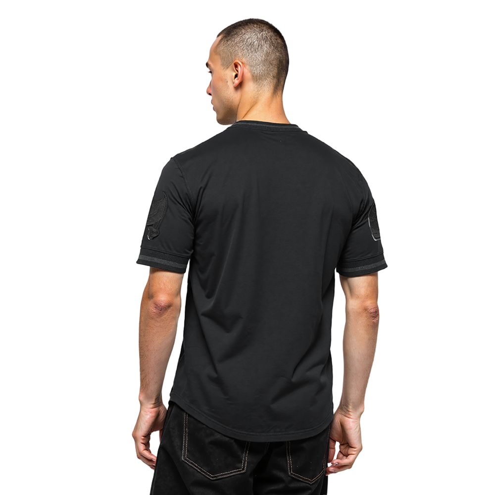 NFL TAMPA BAY BUCCANEERS TRIPLE BLACK TEE (TRIPLE BLACK)