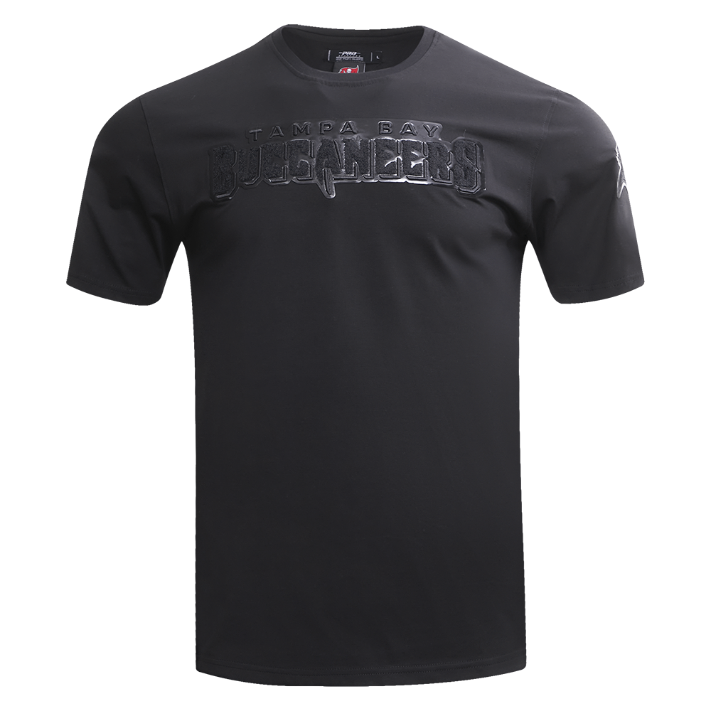NFL TAMPA BAY BUCCANEERS TRIPLE BLACK T-SHIRT POUR HOMME (TRIPLE NOIR)