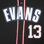 NFL TAMPA BAY BUCCANEERS MIKE EVANS #13 CLASSIC MESH PNN CHEMISE BOUTONNÉE EN FILET POUR HOMME (NOIR/ROUGE)