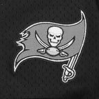 NFL TAMPA BAY BUCCANEERS MIKE EVANS #13 CLASSIC MESH PNN CHEMISE BOUTONNÉE EN FILET POUR HOMME (NOIR/ROUGE)