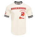 NFL TAMPA BAY BUCCANEERS RETRO CLASSIC T-SHIRT POUR HOMME (COQUILLE D'ŒUF/NOIR)