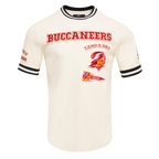 NFL TAMPA BAY BUCCANEERS RETRO CLASSIC T-SHIRT POUR HOMME (COQUILLE D'ŒUF/NOIR)