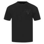 NFL TAMPA BAY BUCCANEERS NEUTRAL T-SHIRT EN JERSEY DE COTON À ÉPAULES TOMBANTES POUR HOMME (NOIR)
