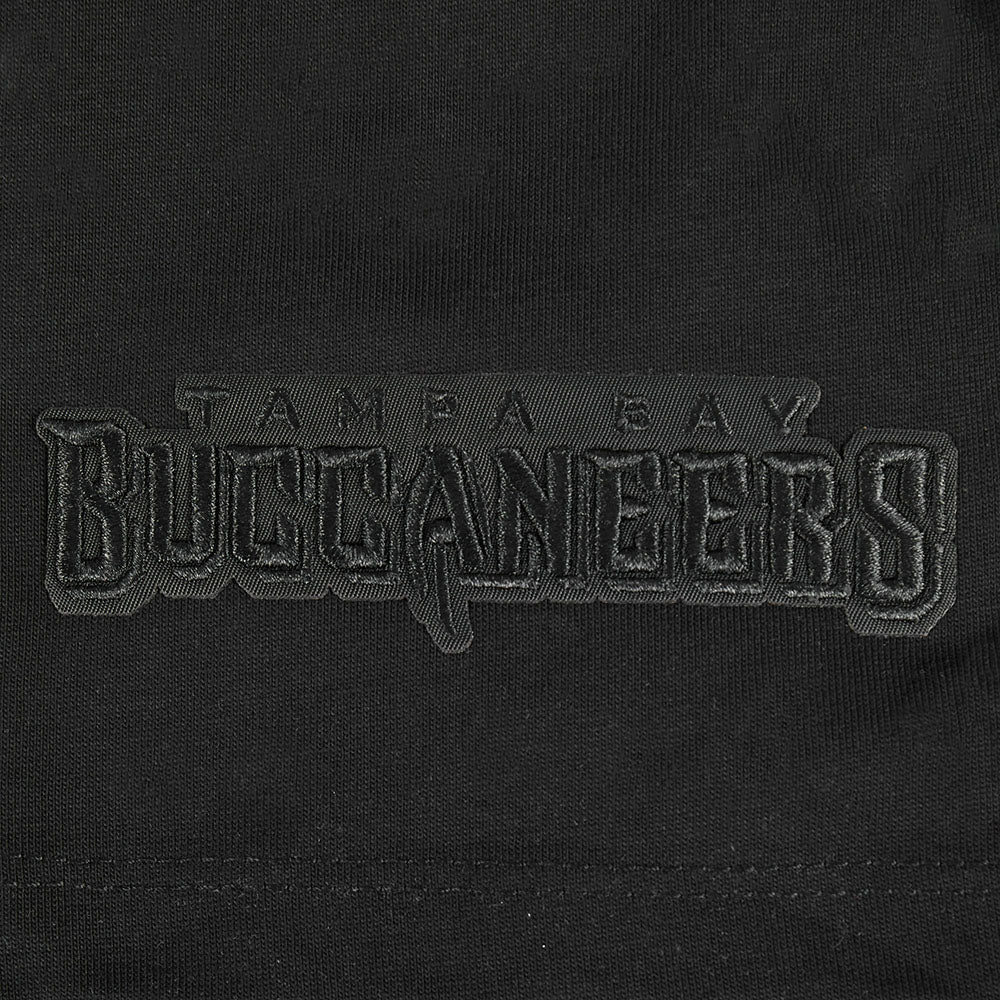 NFL TAMPA BAY BUCCANEERS NEUTRAL T-SHIRT EN JERSEY DE COTON À ÉPAULES TOMBANTES POUR HOMME (NOIR)